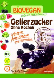 Gelling sugar no cooking, ORGANIC